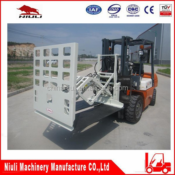 NIULI Attachment Diesel Forklift 1.5 Ton 2 Ton 3 Ton Forklift Push And Pull Clamp