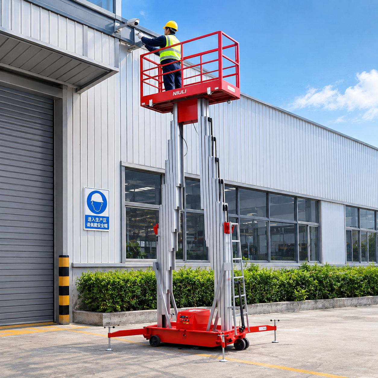 aluminium lifting platform