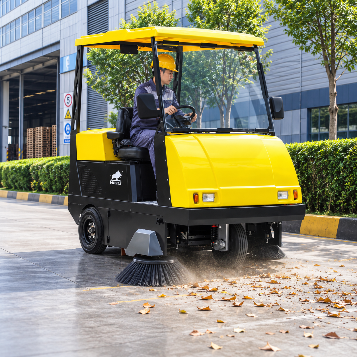 Large Floor Cleaning Sweeper